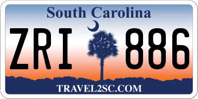 SC license plate ZRI886
