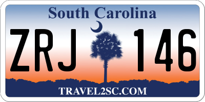 SC license plate ZRJ146