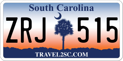 SC license plate ZRJ515