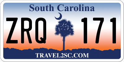 SC license plate ZRQ171