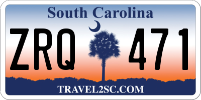 SC license plate ZRQ471