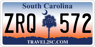 SC license plate ZRQ572