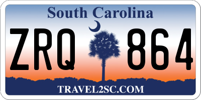 SC license plate ZRQ864