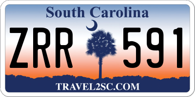 SC license plate ZRR591