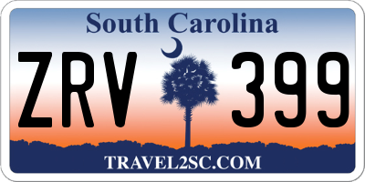 SC license plate ZRV399