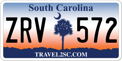 SC license plate ZRV572