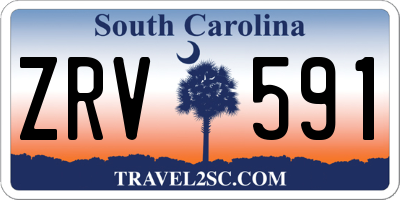 SC license plate ZRV591