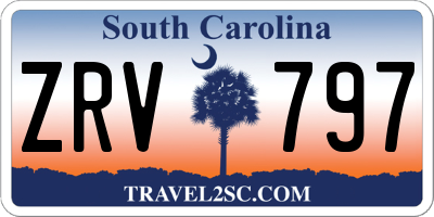 SC license plate ZRV797