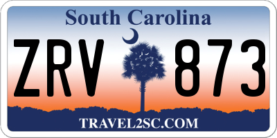 SC license plate ZRV873