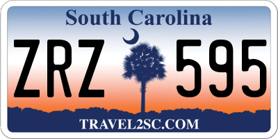 SC license plate ZRZ595