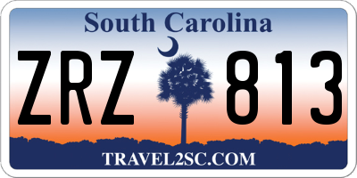 SC license plate ZRZ813