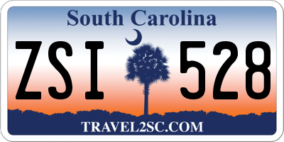 SC license plate ZSI528