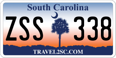 SC license plate ZSS338