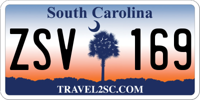SC license plate ZSV169