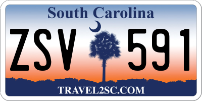 SC license plate ZSV591