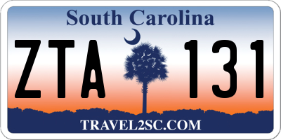 SC license plate ZTA131