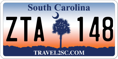SC license plate ZTA148