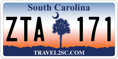 SC license plate ZTA171