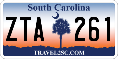 SC license plate ZTA261