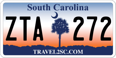 SC license plate ZTA272