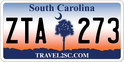 SC license plate ZTA273