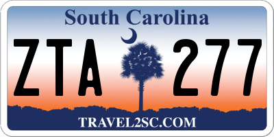 SC license plate ZTA277