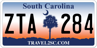 SC license plate ZTA284