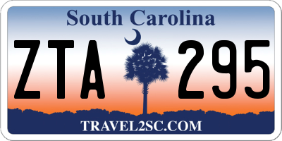 SC license plate ZTA295