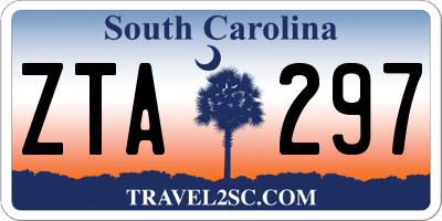 SC license plate ZTA297
