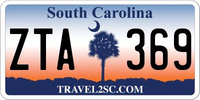 SC license plate ZTA369