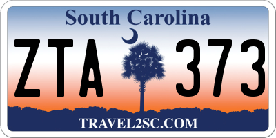 SC license plate ZTA373