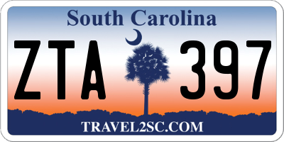 SC license plate ZTA397