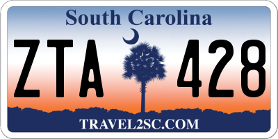 SC license plate ZTA428