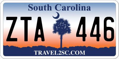 SC license plate ZTA446