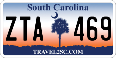 SC license plate ZTA469