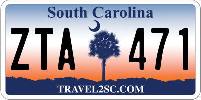 SC license plate ZTA471