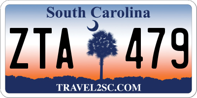 SC license plate ZTA479