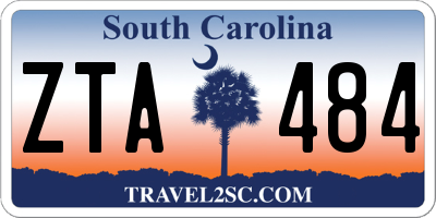 SC license plate ZTA484