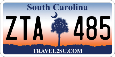 SC license plate ZTA485