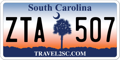 SC license plate ZTA507
