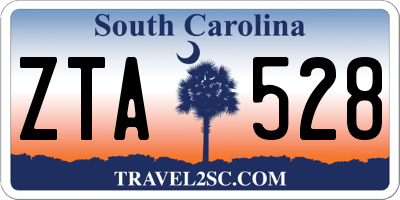 SC license plate ZTA528