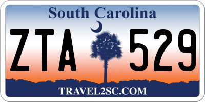 SC license plate ZTA529