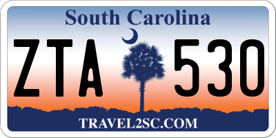 SC license plate ZTA530