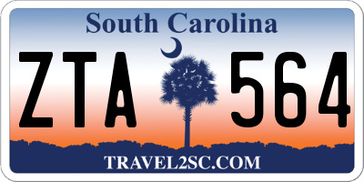 SC license plate ZTA564