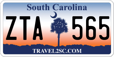 SC license plate ZTA565