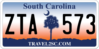 SC license plate ZTA573