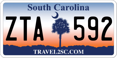 SC license plate ZTA592
