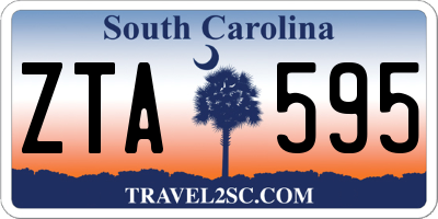 SC license plate ZTA595