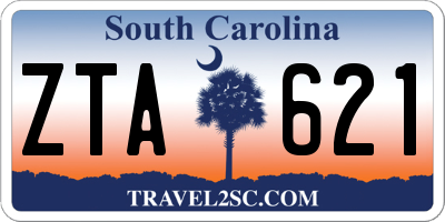 SC license plate ZTA621