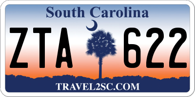 SC license plate ZTA622